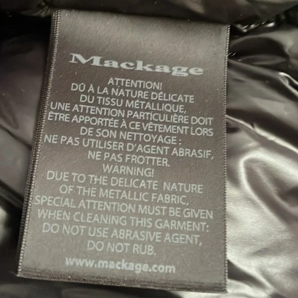 Mackage Men’s Samuel Metallic Down Ski Jacket - Size 38